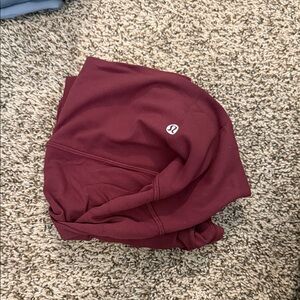 Lululemon Burgundy Leggings